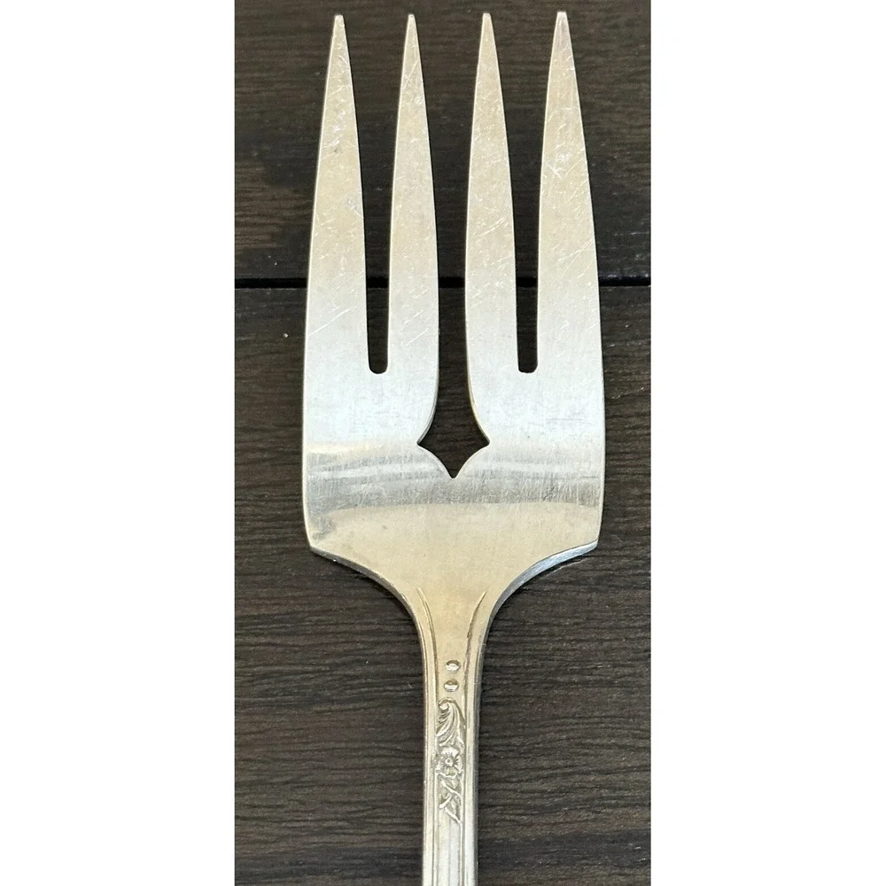 Vintage Tudor Plate Oneida Community Queen Bess II Serving Fork